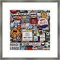 Route 66 Signs Framed Print