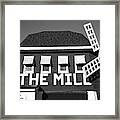 Route 66 - The Mill 2012 Bw Framed Print
