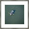 Rowing Boat On Lake Chivero, Near Framed Print