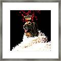 Royal Love Pup - Golden Retriever Framed Print