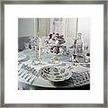 Royal Worchester Table Setting Framed Print