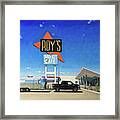 Roy's Motel, Route 66 Framed Print
