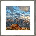 Rustic Wyoming Framed Print