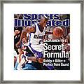 Sacramento Kings Vs Utah Jazz, 2003 Nba Western Conference Sports Illustrated Cover Framed Print