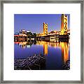 Sacramento Tower Bridge Framed Print