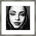 Sade Adu Framed Print