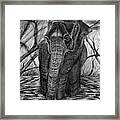 Sadness In The Jungle Framed Print