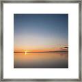 Safety Harbor Sunrise Framed Print