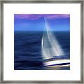 Sailing The Solent Framed Print