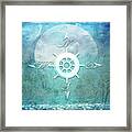 Sailor Away_compass Framed Print