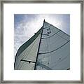 Sails Of The New Moon Framed Print