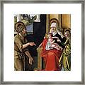 Saint Anne With The Christ Child Framed Print