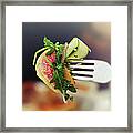 Salad Fork Framed Print