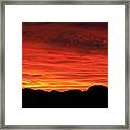 Salero Sunset #8 Framed Print