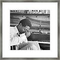 Sam Cooke At The Piano Framed Print