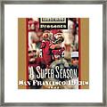 San Francisco 49ers Jerry Rice, Super Bowl Xxix Sports Illustrated Cover Framed Print