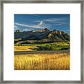 San Juan Gold Grass Framed Print