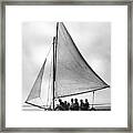Sand Yachting Framed Print