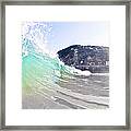 Sandy Wave Framed Print