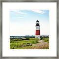 Sankaty Lighthouse - Nantucket Framed Print