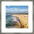 Santa Monica Beach Framed Print