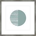 Scandi Moon 2- Art By Linda Woods Framed Print