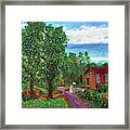 Carefree In Giverny Framed Print