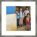 School Makes Life Seem Normal, Again Framed Print