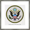 Seal Of The United States Framed Print