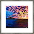 Seascape Sunset Ii Framed Print