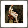 Seated Nude, Mademoiselle Rose, 19th Framed Print