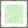 Seaweed Green Framed Print