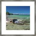 Secluded Beach Framed Print