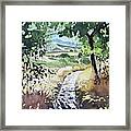 Secluded Path - Reagan Ranch Framed Print