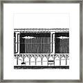 Sectional View Of Lead Chambers Framed Print
