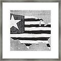 See The Usa Americana Bw Framed Print