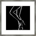 Sensual Woman Outlines 1 Framed Print