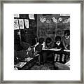 Series : Revisiting "my" Children Of Nepal (the Classroom Of The Little Ones) Framed Print