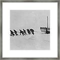Shackletons Trans-antarctic Expedition Framed Print