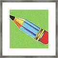 Sharp Pencil Framed Print