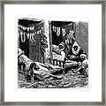 Shoe Shop In Fez, Morocco, C1890 Framed Print