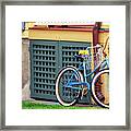 Shore Bicycle At Ocean Grove Framed Print