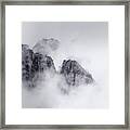 Shrouded In Mist. Framed Print