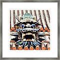 Shurijo Castle Guardian Framed Print