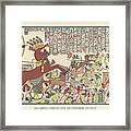Siege Of Dapur By Ramesses Ii 1269 Bc Framed Print