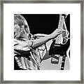 Singer Tom Petty Performs In Concert Framed Print