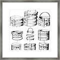 Situla Or Buckets, 1893. Artist Framed Print