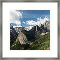 Six Glaciers From Little Beehive Framed Print