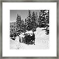 Ski-resort Village Framed Print