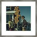 Skiing In Stowe Framed Print